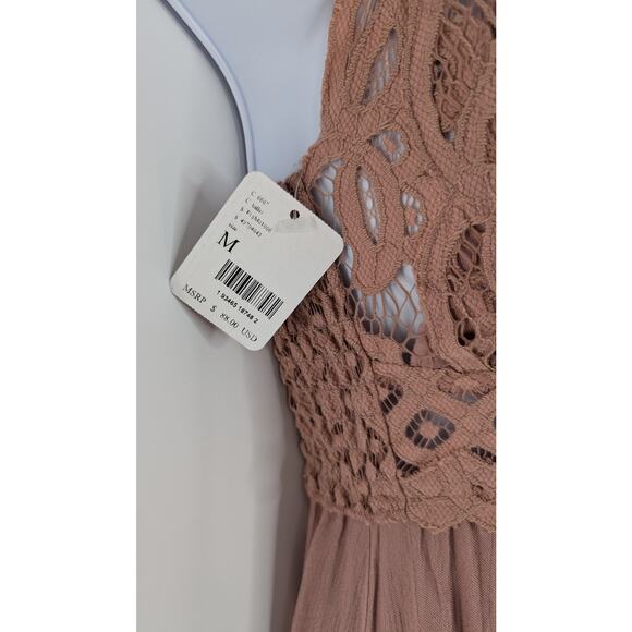 Free People Pink Slip Dress Adella - Picture 5 of 13